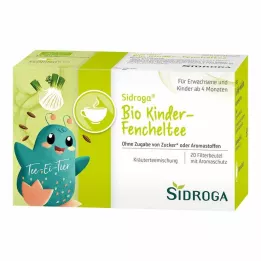 SIDROGA Økologiske tefilterposer til fennikel for barn, 20X2,0 g