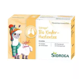 SIDROGA Økologiske hoste-tefilterposer for barn, 20X1,5 g