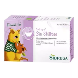 SIDROGA Økologiske tefilterposer til amme, 20X1,5 g