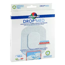 DROP Med 8x10 cm Wound Association Steril Master Aid, 5 stk