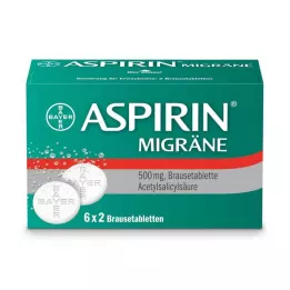 ASPIRIN MIGRÄNE Brusetabletter, 12 stk