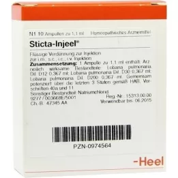STICTA INJEEL Ampoules, 10 stk
