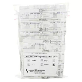 EINMALSPRITZE 20 ml steril, 10 stk