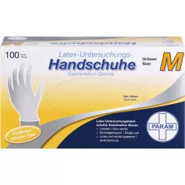 HANDSCHUHE Engangs latekspulverfri M, 100 stk