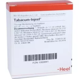TABACUM INJEEL Ampoules, 10 stk