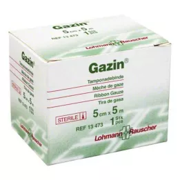MULLBINDEN for tamponader steril 5 cmx5 m, 1 stk