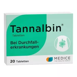 TANNALBIN Tabletter, 20 stk