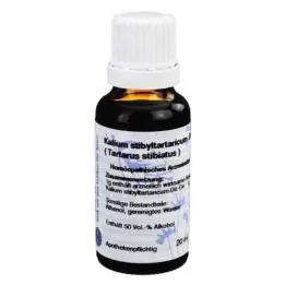 TARTARUS EMETICUS D 4 fortynning, 20 ml