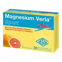 MAGNESIUM VERLA pluss granulat, 20 stk