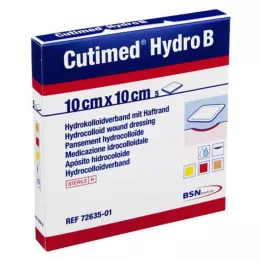 CUTIMED Hydro B Hydrok.Ver.10x10 cm m.Haftr., 5 stk