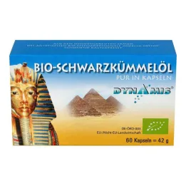 Svart spisskummen egyptiske rene kapsler, 60 stk
