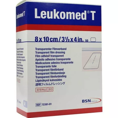 LEUKOMED transparente sterile plaster 8x10 cm, 50 stk