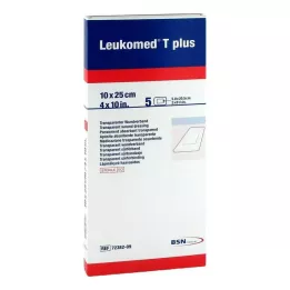 LEUKOMED trans.plus sterilt fortau 10x25 cm, 5 stk