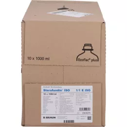 STEROFUNDIN ISO Ecoflac Plus infusjonsløsning, 10X1000 ml