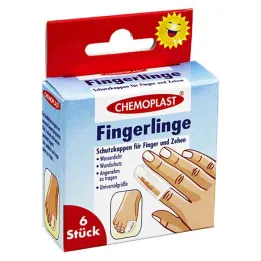 Fingersenge beskyttelseshetter for fingre og tær, 6 stk