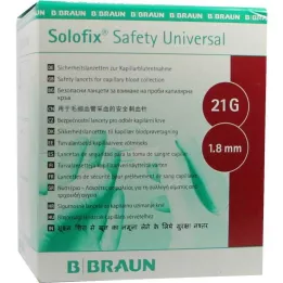 SOLOFIX Sikkerhetsunivers.lanzet.21 G 1,8 mm Stich., 200 stk