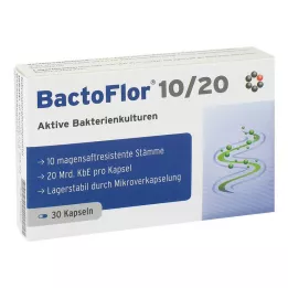 BACTOFLOR 10/20 kapsler, 30 stk