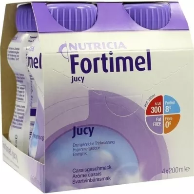 FORTIMEL Jucy Cassis Taste, 4x200 ml FORTIMEL Jucy Cassis Taste, 4x200 ml