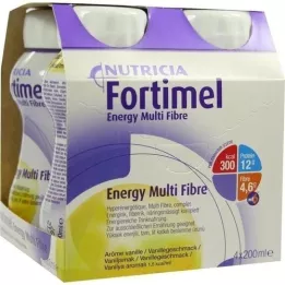 FORTIMEL Energy Multifibe Vanillge Taste, 4x200 ml