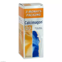 CALCIMAGON D3 tyggetabletter, 180 stk