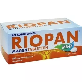 RIOPAN Magetabletter Mint 800 mg tyggetabletter, 100 stk
