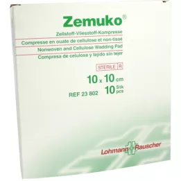 Zemuko komprimere steril 10x10 cm, 10 stk