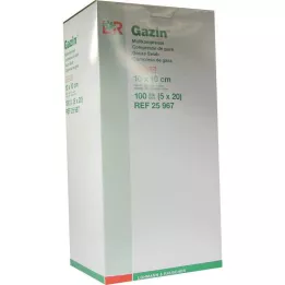GAZIN Gasbind 10x10 cm steril 12-lags, 5X20 stk