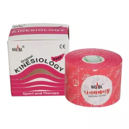 NASARA Kinesiotape 5 cmx5 m rosa, 1 stk