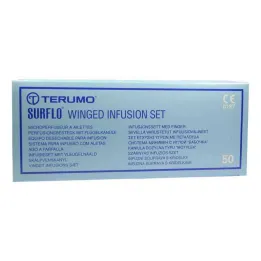Surflo perfusjonssett 23 G 30 cm blå (50 stk)