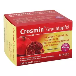 CROSMIN Granateplekapsler, 180 stk