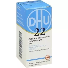 BIOCHEMIE DHU 22 Kalsium Carbonicum D 12 tabletter, 80 stk