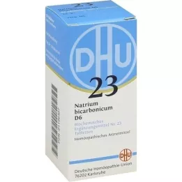 BIOCHEMIE DHU 23 Natrium Bicarbonicum D 6 tabl., 80 stk