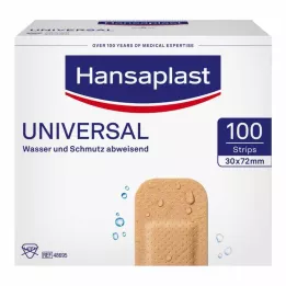 HANSAPLAST Universal Strips Waterres.30x72 mm, 100 stk
