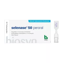 SELENASE 50 peroral oppløsning til oral bruk, 50X1 ml