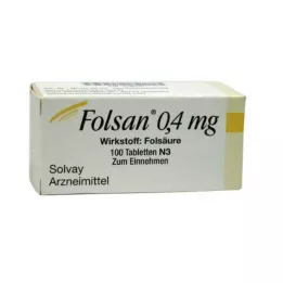 FOLSAN 0,4 mg tabletter, 100 stk