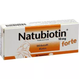 NATUBIOTIN 10 mg forte tabletter, 20 stk