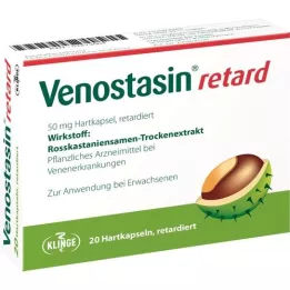 VENOSTASIN Retard 50 mg hard kapsel retarded, 20 stk
