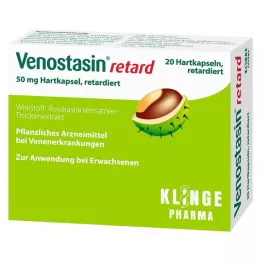 VENOSTASIN retard 50 mg hard kapsel med forsinket frigjøring, 20 stk