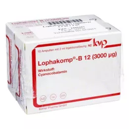 LOPHAKOMP B12 3000 μg injeksjonsvæske, oppløsning, 20X2 ml