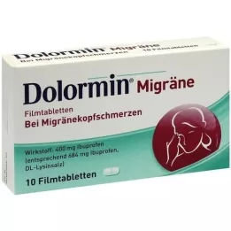 DOLORMIN Migrene filmbelagte tabletter, 10 stk