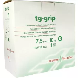 TG GRIP Støtterørbandasje D 7,5 cmx10 m, 1 stk