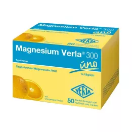 MAGNESIUM VERLA 300 appelsingranulat, 50 stk