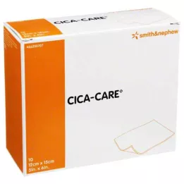 CICA CARE 12x15 cm tynn silikongelplate for arrbehandling, 10 stk
