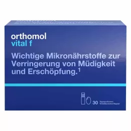 ORTHOMOL Vital F drikkeflaske/kapsel kombinasjonspakke, 30 stk