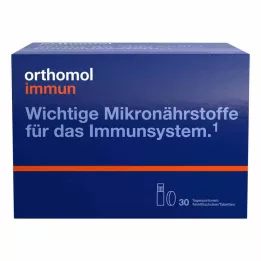 ORTHOMOL Kombinasjonspakke for immundrikkeflaske/tablett, 30 stk