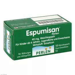 ESPUMISAN Perlen myke kapsler, 50 stk