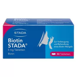 BIOTIN STADA 5 mg tabletter, 50 stk
