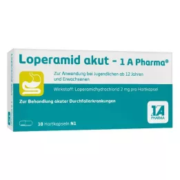 LOPERAMID akut-1A Pharma harde kapsler, 10 stk