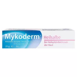 MYKODERM Helbredende salve Nystatin og sinkoksid, 25 g