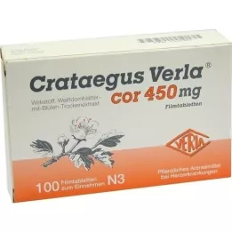 CRATAEGUS VERLA Cor 450 mg filmbelagte tabletter, 100 stk